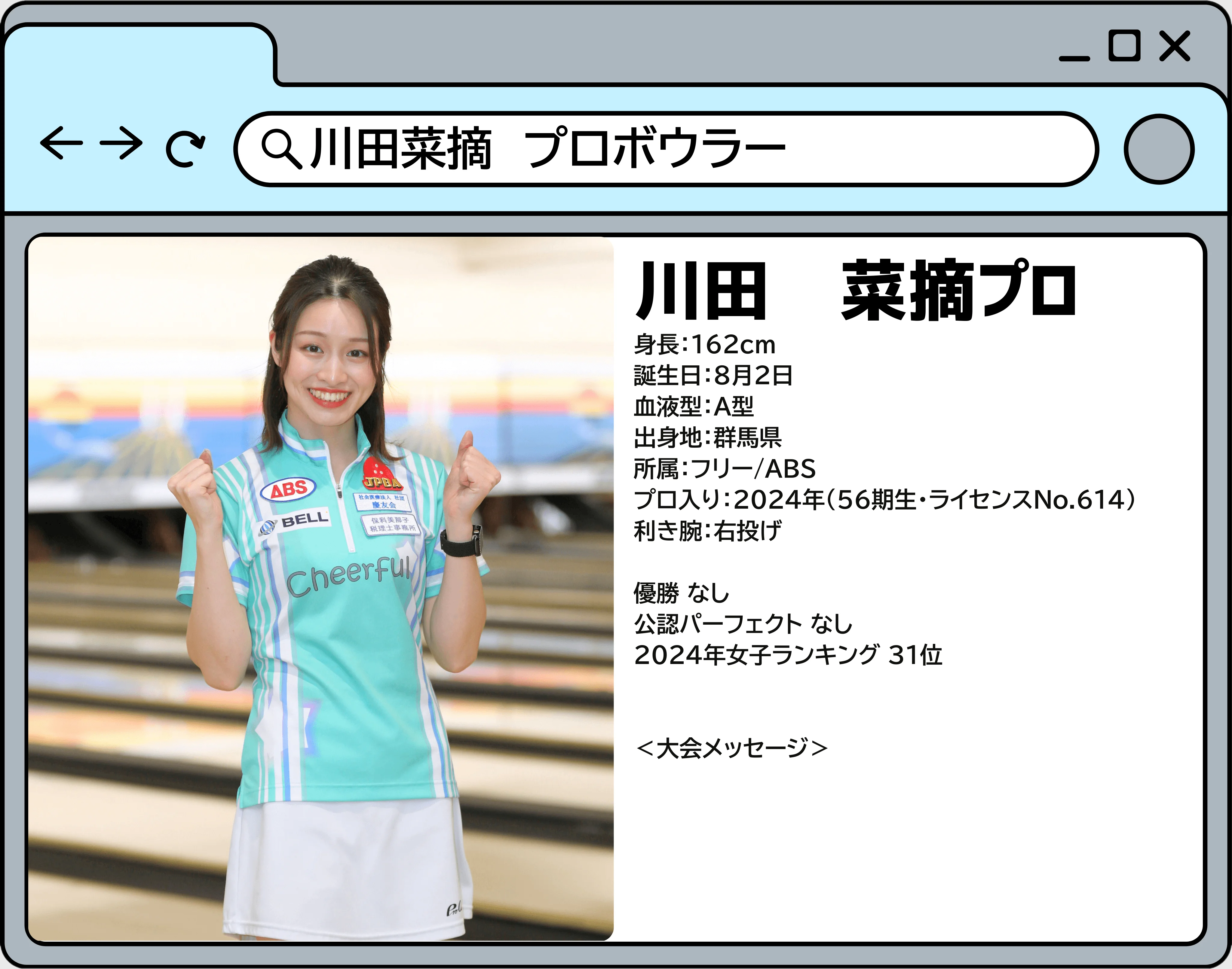 山形オープン2025に参加するプロボウラーのプロフィール